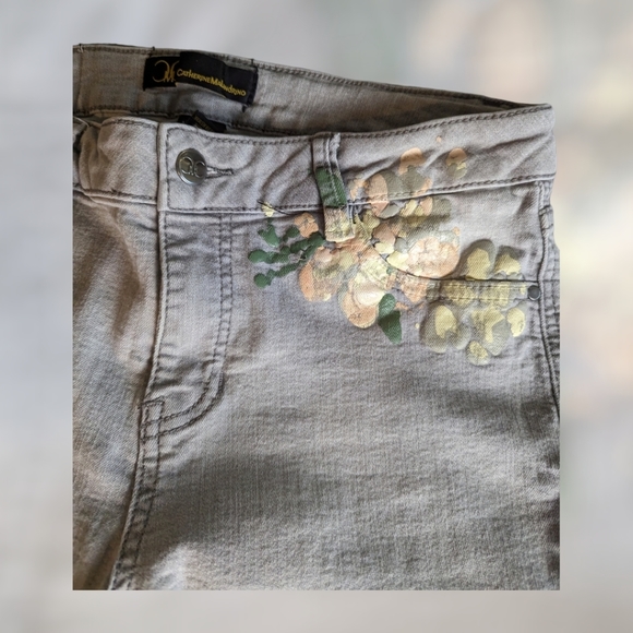 Catherine Malandrino Painted Skinny Jeans - Picture 6 of 6